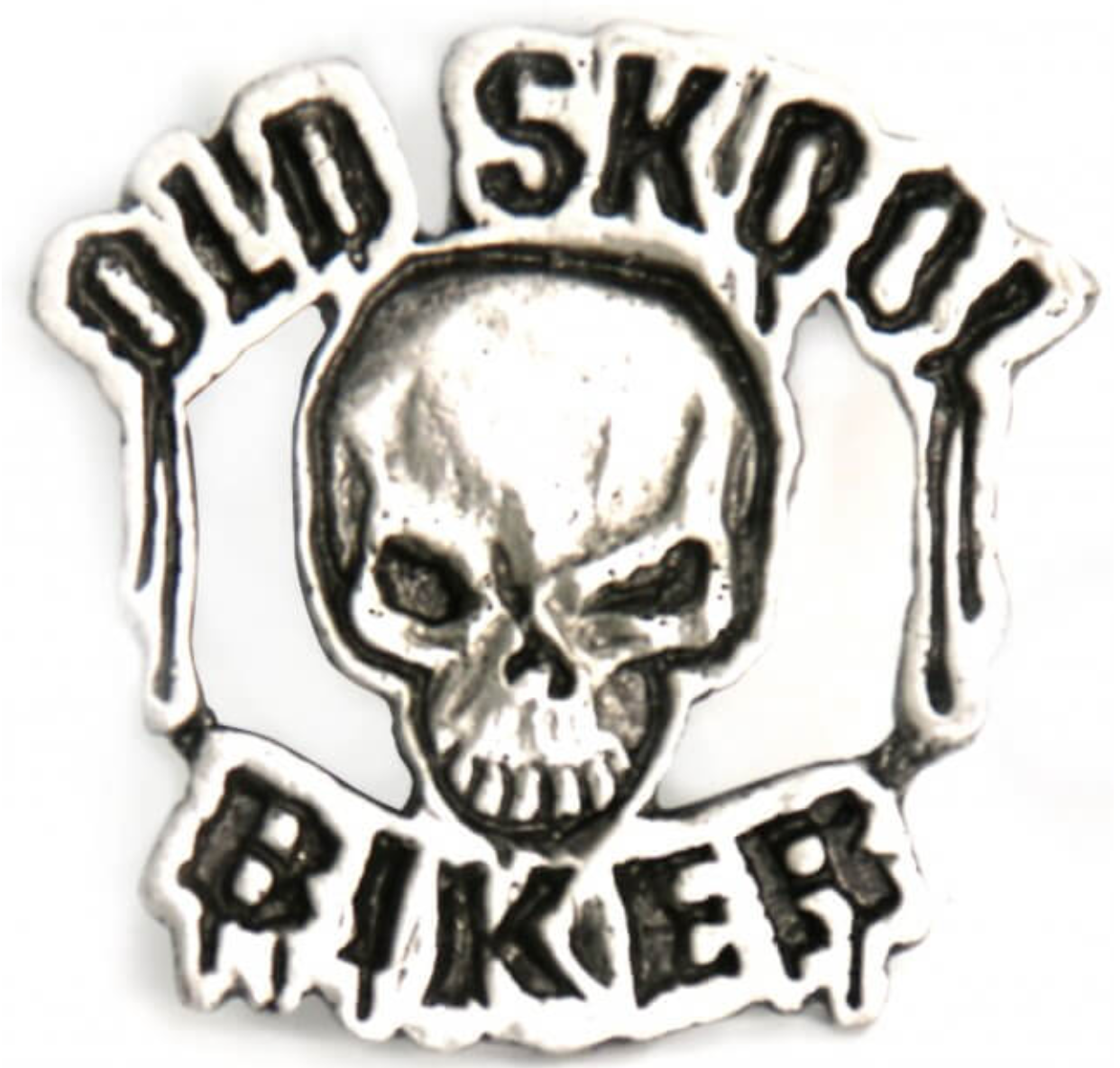 Old Skool Biker Pin